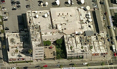 bing maps aerial of kcbs / columbia square