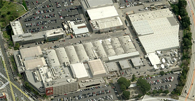 bing maps aerial of nbc studios in burbank