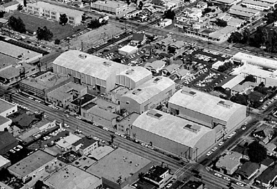 aerial view of desilu-cahuenga