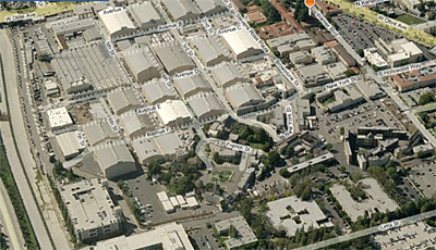 bing maps warner brothers studios in burbank