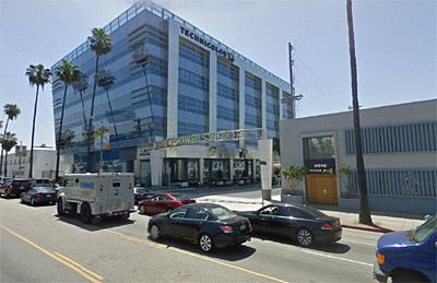 google maps street view of sunset gower studios