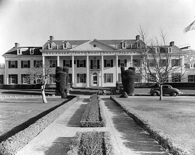 vintage view of the culver studios colonial mansion