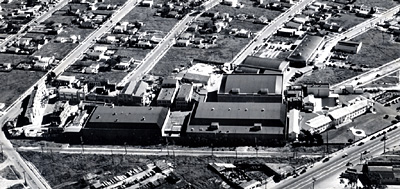 aerial view of hal roach studios in 1938