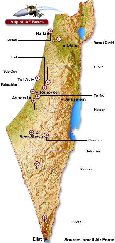 sraeli air force bases 