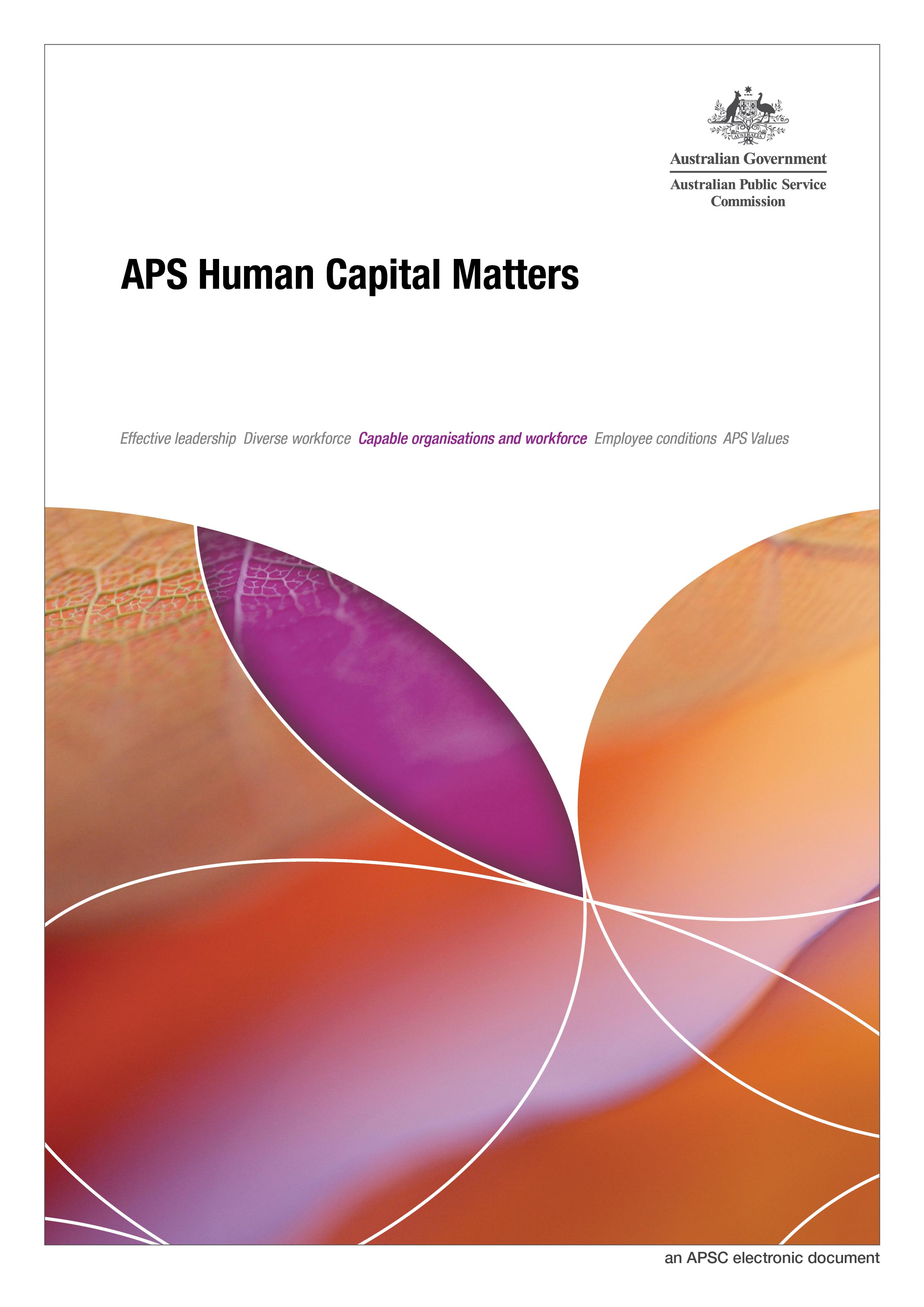 human capital matters cover