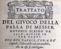 tratto del givoco della palla