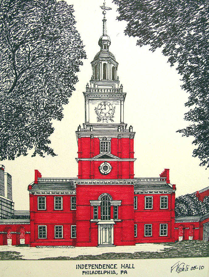 http://images.fineartamerica.com/images-medium-large/independence-hall-frederic-kohli.jpg