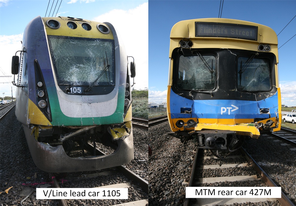 figure 5: train damage