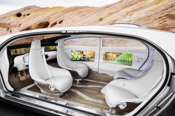 mercedes-benz f015 luxury in motion concept, 2015 consumer electronics show