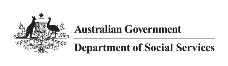 australian government crest department of social services