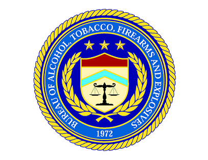 this is the official seal of the bureau of alcohol, tobacco, firearms and explosives.