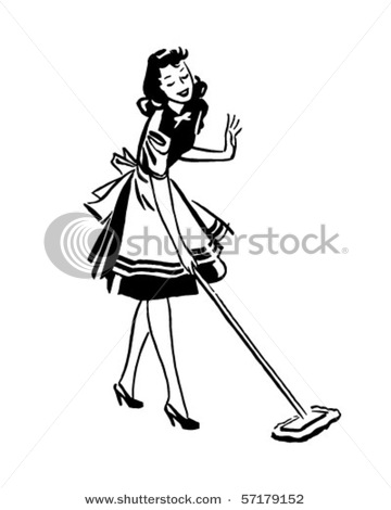 http://www.picturesof.net/_images_300/picture_of_a_woman_in_the_1950s_in_black_and_white_mopping_her_floor_in_a_vector_clip_art_illustration_120402-170832-537001.jpg