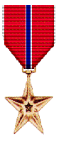 bronze star medal with valor device