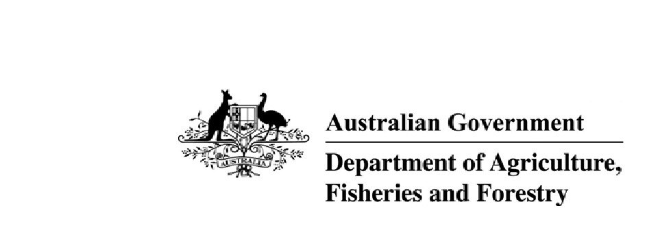 (logo) department of agriculture, fisheries and forestry