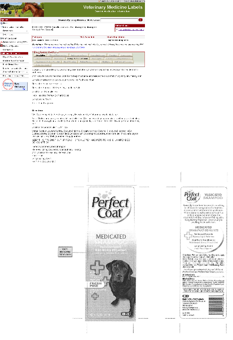 shows the desktop view of the veterinary medicine labels page.