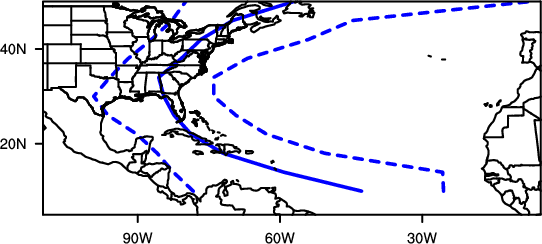 fig 2g largerareatrajectories_since1900throughwest_category3normalratio