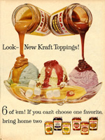 print ad for kraft ice cream toppings