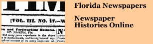 florida journalism history project newspaper histories online