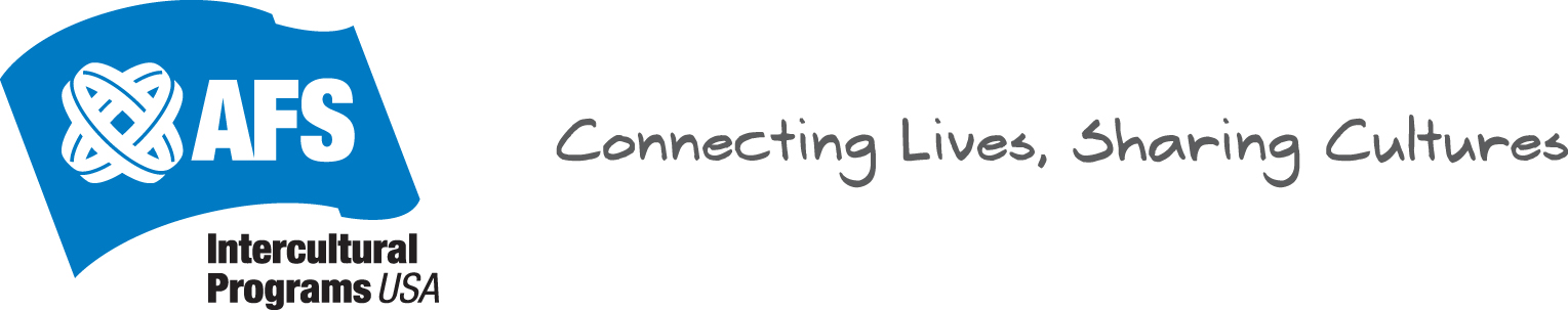 Connecting life. AFS Intercultural programs. AFS logo. AFS logo Bank. AFS USA.