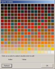 figure 7 shows the palette from the washington mall carrier file before the map file was hidden.