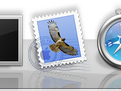 the mail icon as it appears on the dock. 