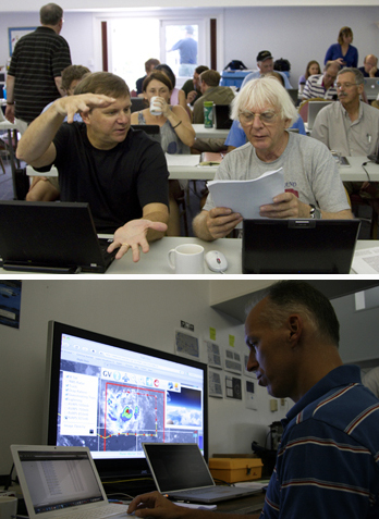 forecasters at predict operations center