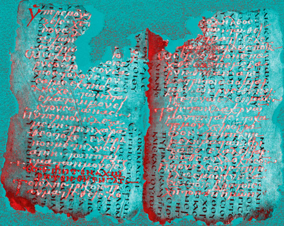 spectral imaging reveals the hidden text on the medieval palimpsests
