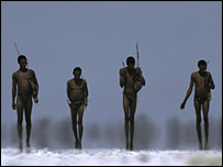 khoisan hunter-gatherers image: chris johns/national geographic