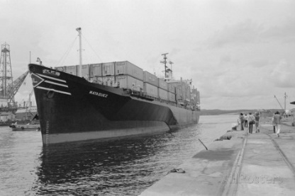 view of the american freighter ss mayaguez photographic print