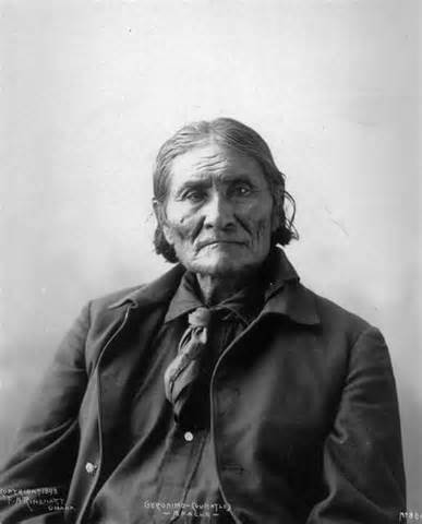 geronimo (guiyatle)---apache, by f. a. rinehart, omaha, 1898. courtesy ...