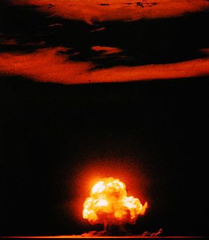 july 16, 1945 - the atomic age begins when the united states successfully detonates a plutonium-based test nuclear weapon near alamogordo, new mexico.