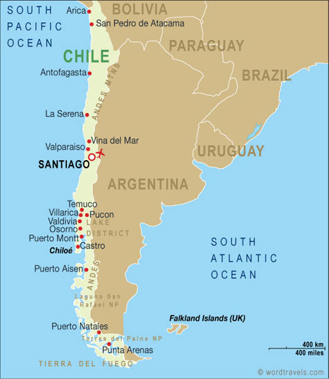 chile map.