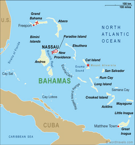 bahamas map.