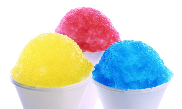 food colors ice cones