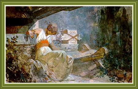 alphonse mucha - meditation