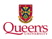 a graphic showing the coat of arms of queen\'s university