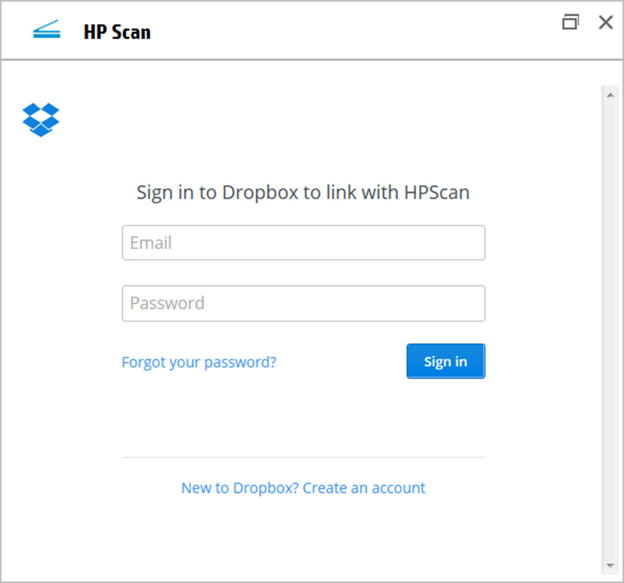 dropbox sign-in