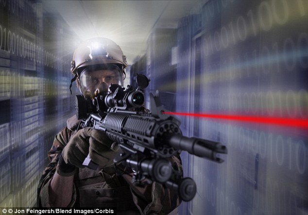 the us military is working on a laser gun that uses noise to terrify its enemies. dubbed the laser-induced plasma effect, or lipe, the weapon would be able to produce 130-decibels of noise (stock image used)