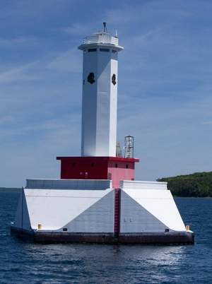 as of friday afternoon, round island passage lighthouse had garnered a top bid of $21,500 on the gsa website.