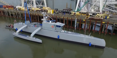us navy is speed testing sub-hunting robot ship
