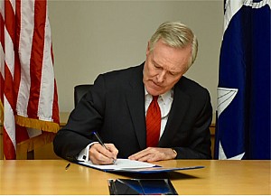 secretary of the navy (secnav) ray mabus signs an administrative separation (adsep) policy that allows sailors and marines to be referred into the disability evaluation system.