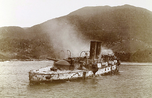 wreck of the oquendo, stern nearest the camera - photo by jc hemment