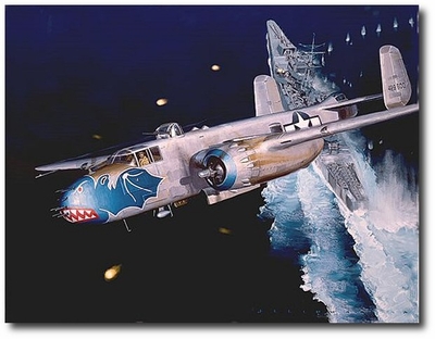 bats out of hell by jack fellows (b-25 mitchell)