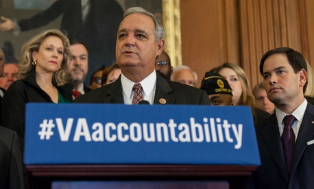 rep. jeff miller, r-fla., introduced a new measure to recoup bonuses already paid to employees already found guilty of misconduct. 