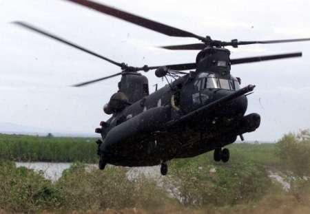 search operations have been launched for a missing u.s army mh-47e.