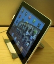 image of ipad on stand