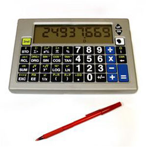 picture of sci-plus talking scientific calculator model 300