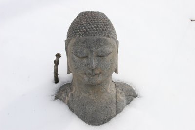 snow+buddha