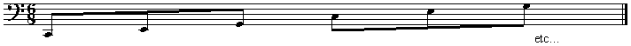 cello arpeggios