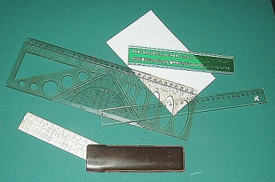 rulers bearing a certain specific scale for measurement